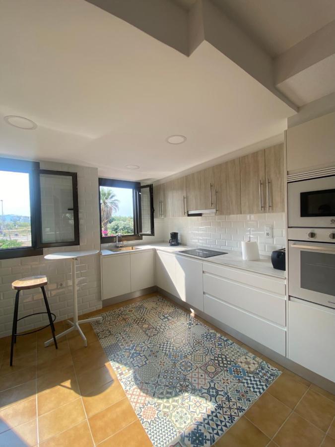 Casa Frente Al Mar Con Vistas Lägenhet Oliva Exteriör bild